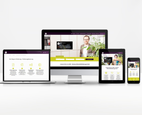 KWF Website - responsive Webdesign