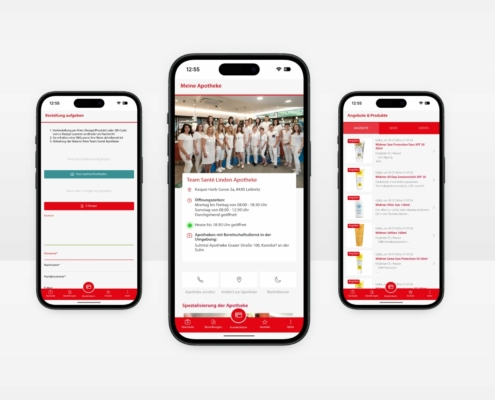 Entwicklung der Team Sante Apotheken App