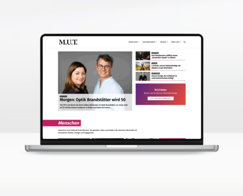 M.U.T. Online-Magazin Entwicklung