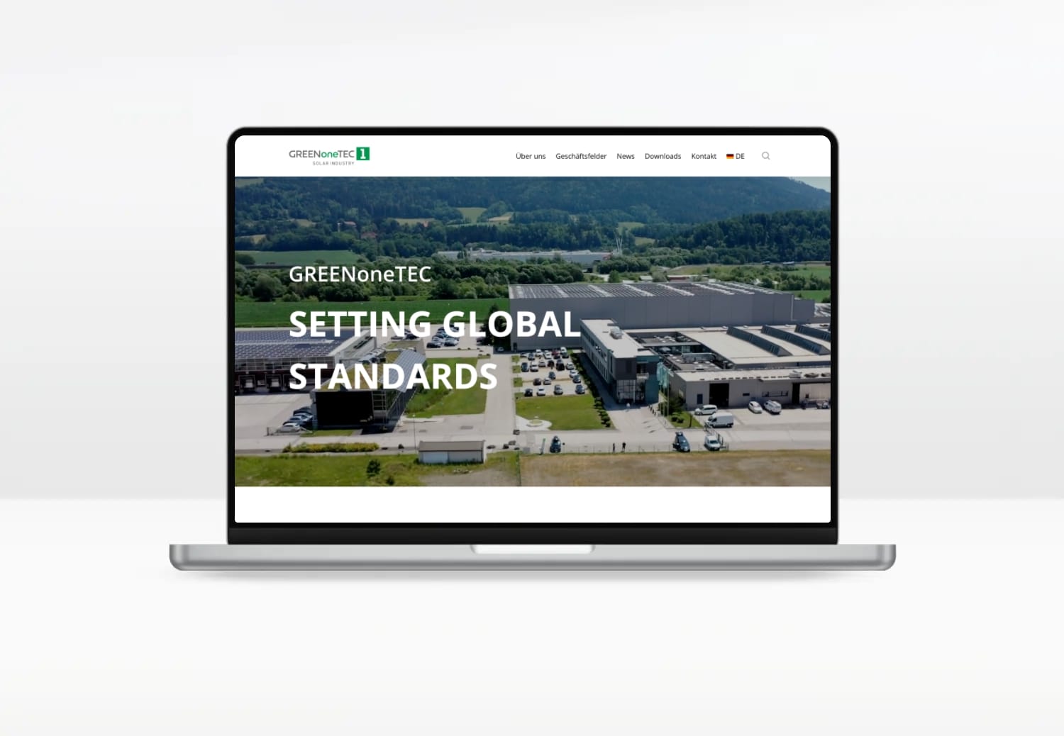 Redesign der GREENoneTEC Website