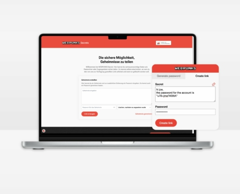 WEBPUNKS Secret Angular Web-App Entwicklung