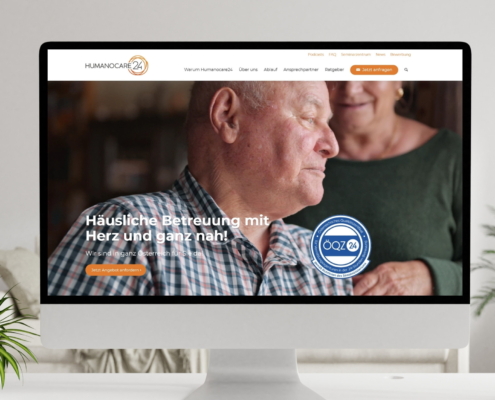 Humanocare24 Webseite und Online-Marketing